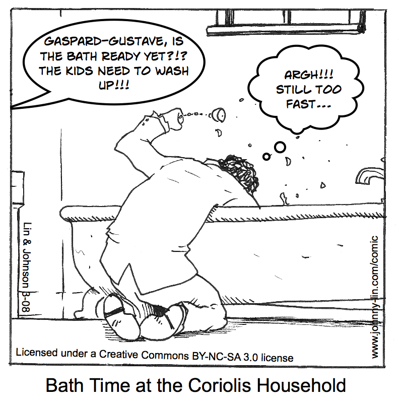 Coriolis Bath Time Comic